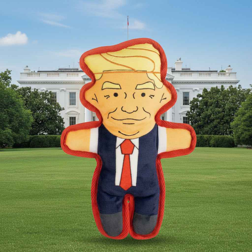 Pawty Donald Parody Plush Squeaky Dog Toy