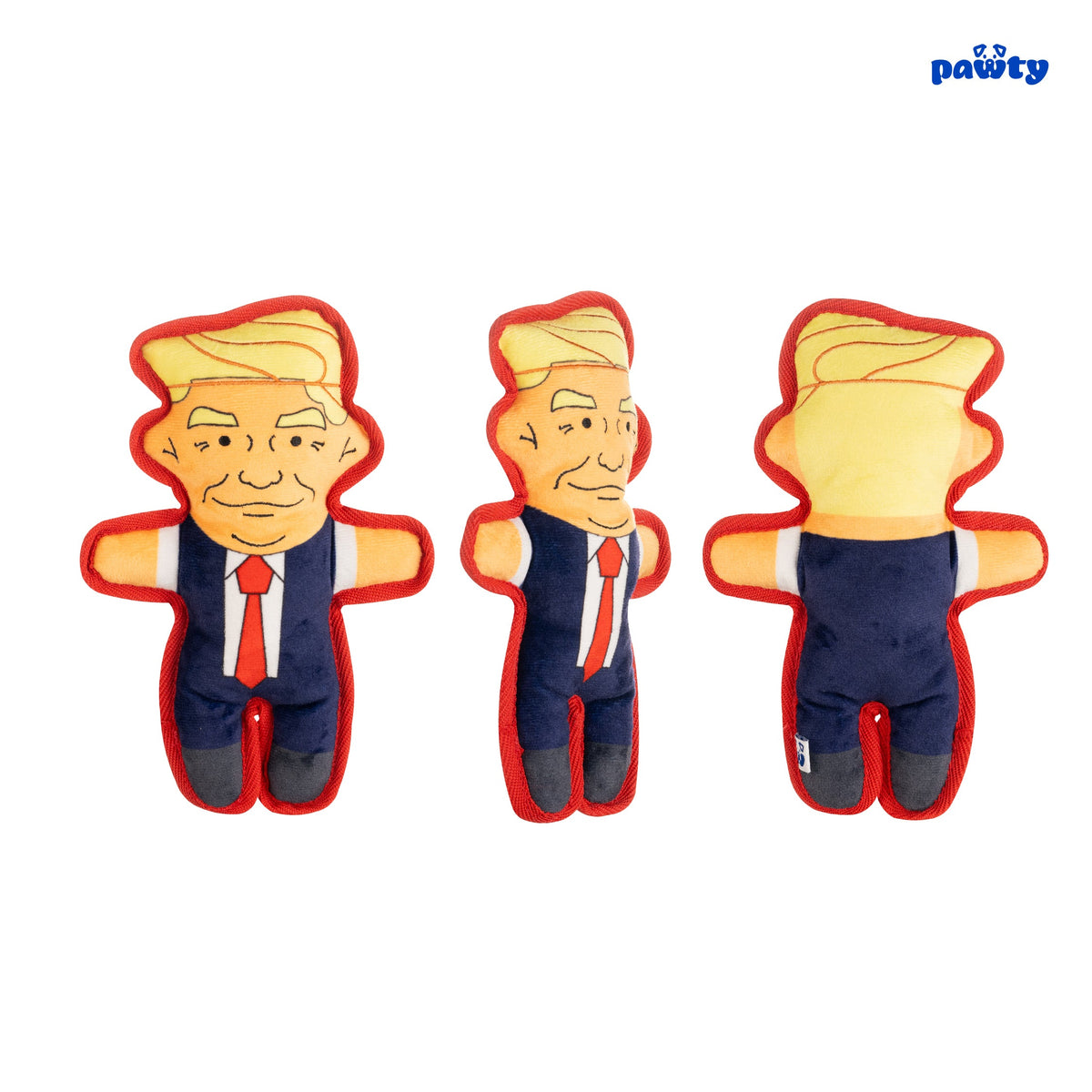 Pawty Donald Parody Plush Squeaky Dog Toy