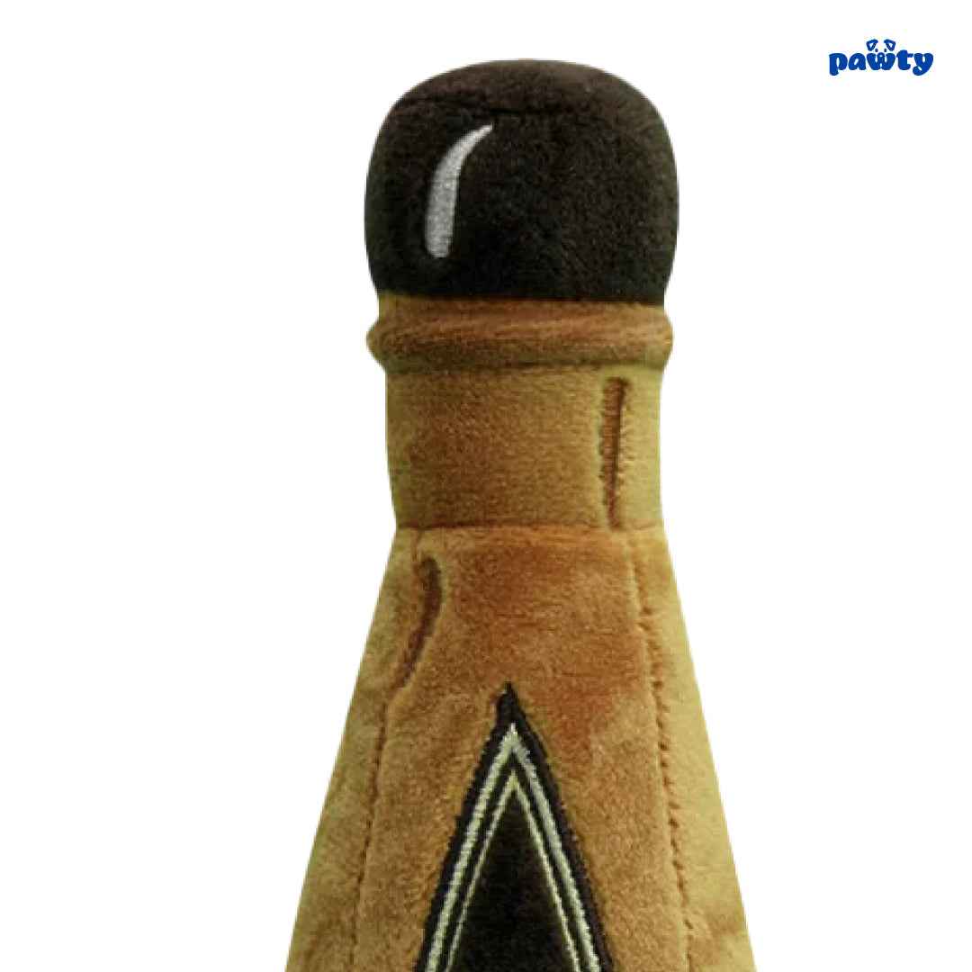 Pawty 1996 Tequila Bottle Squeaky Dog Toy