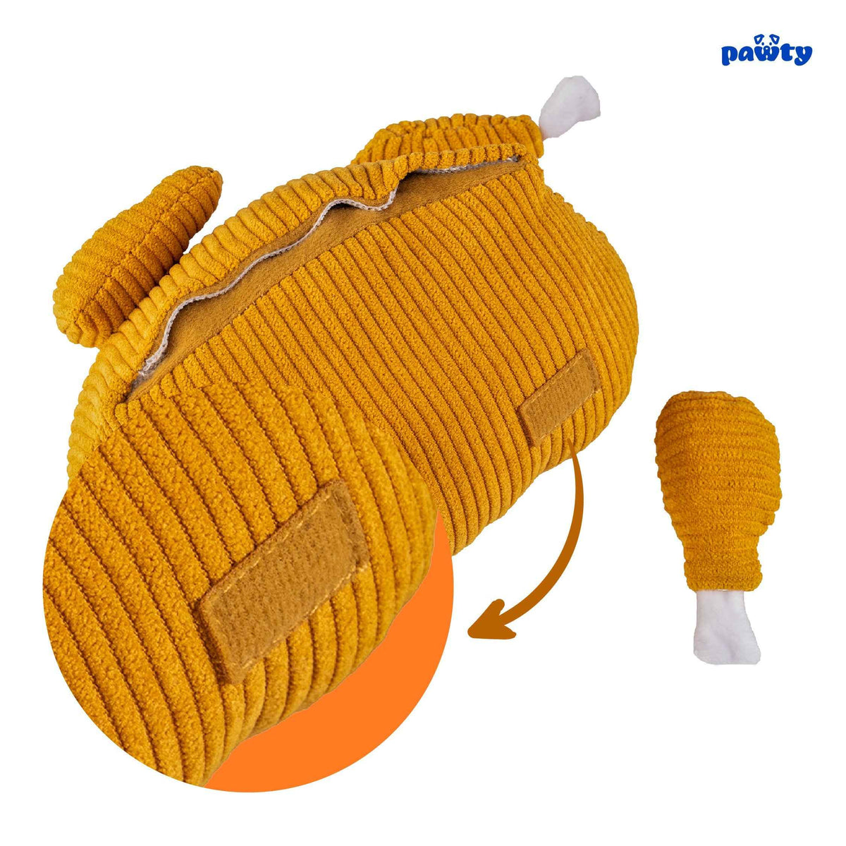 Pawty Turkey Plush Dog Toy