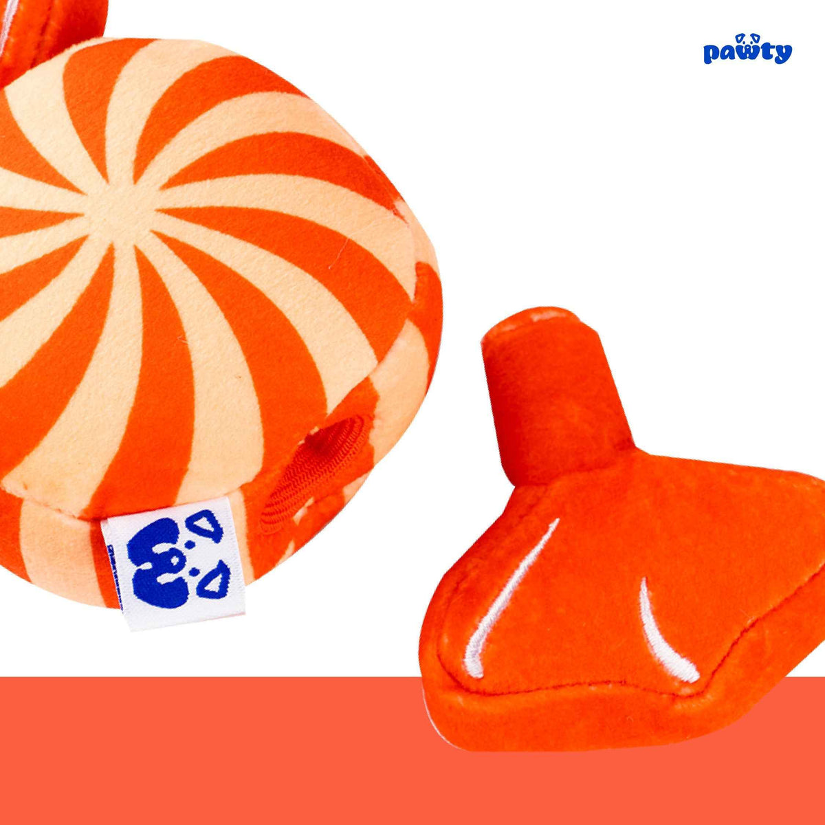 Pawty Candy Plush Squeaky Dog Toy
