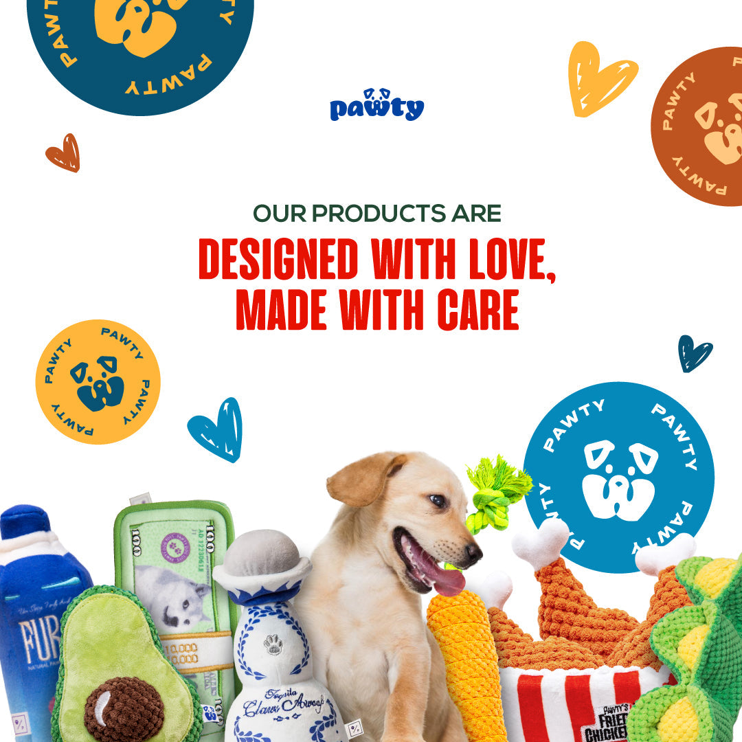 Pawty Christmas Stocking Plush Squeaky Dog Toy