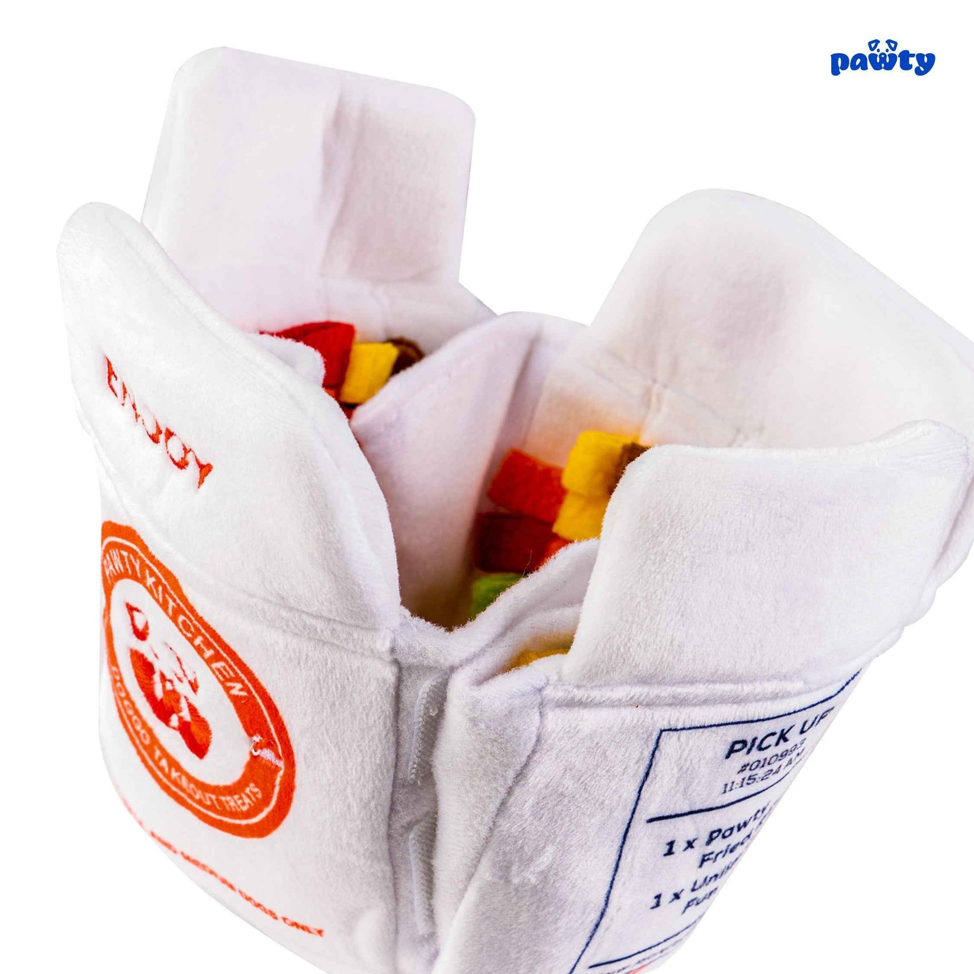 Pawty Express Chinese Takeout Snuffle Dog Toy