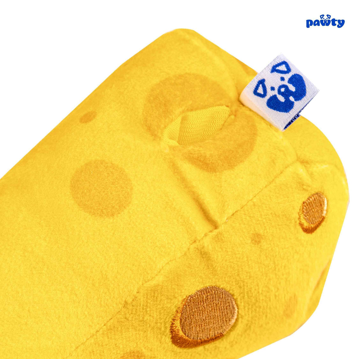 Pawty Cheese Plush Dog Toy