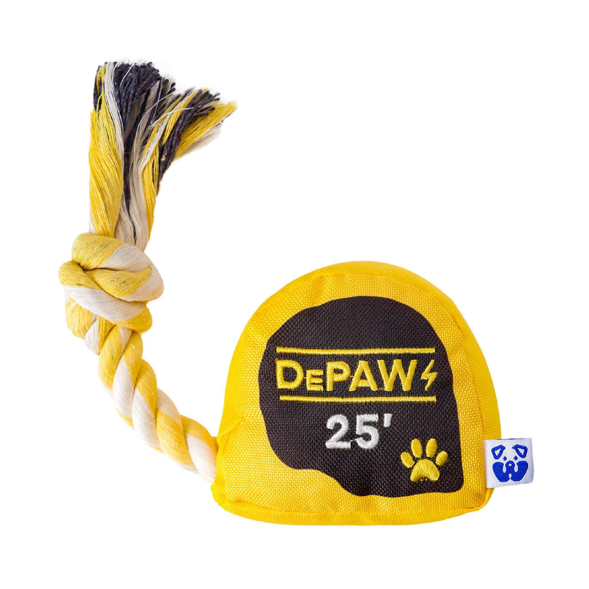 Pawty Tape Measure Plush Dog Toy