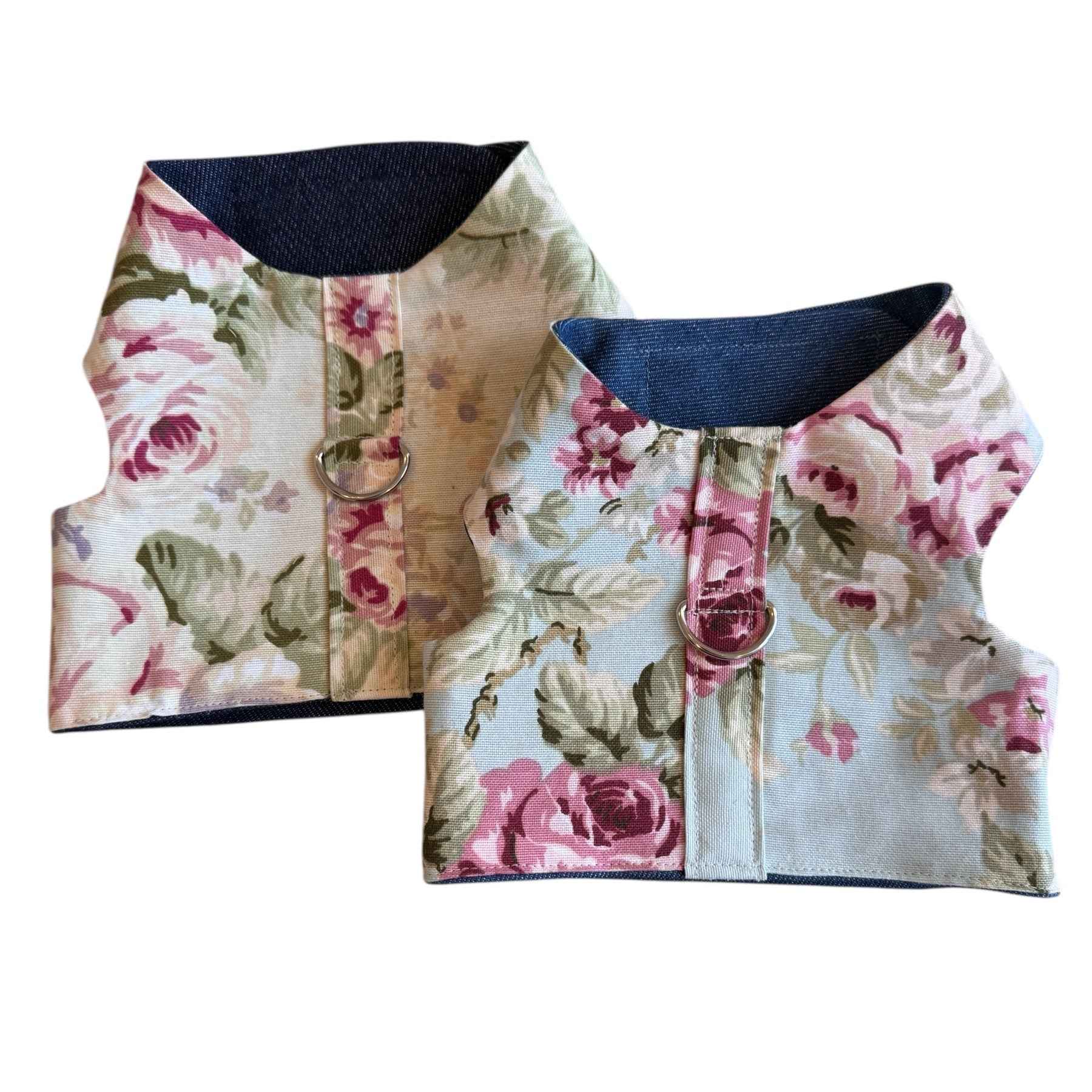 Heads or Tails Pup Luxury Floral Dog Harness