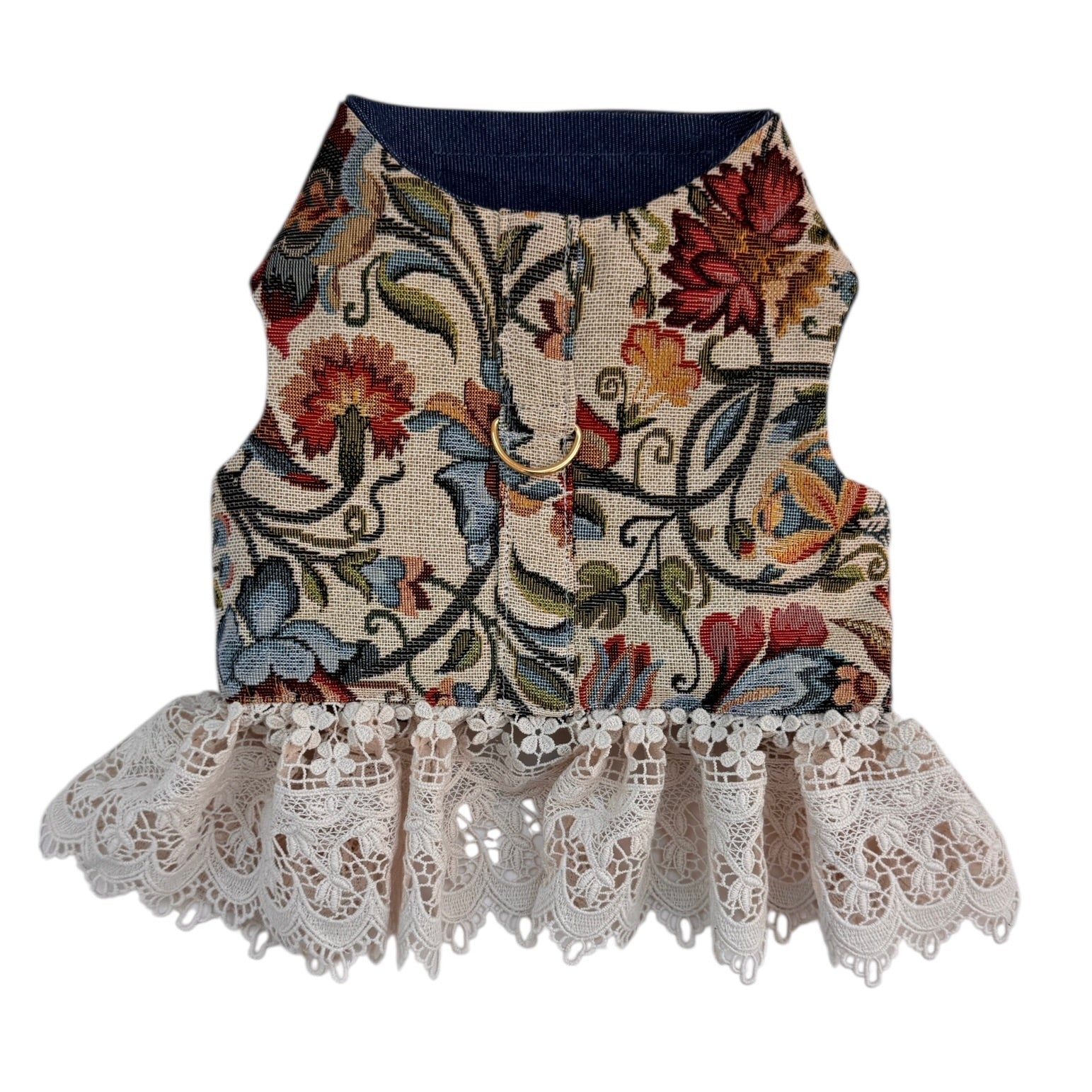 Heads or Tails Pup Tapestry Lace Dog Harness