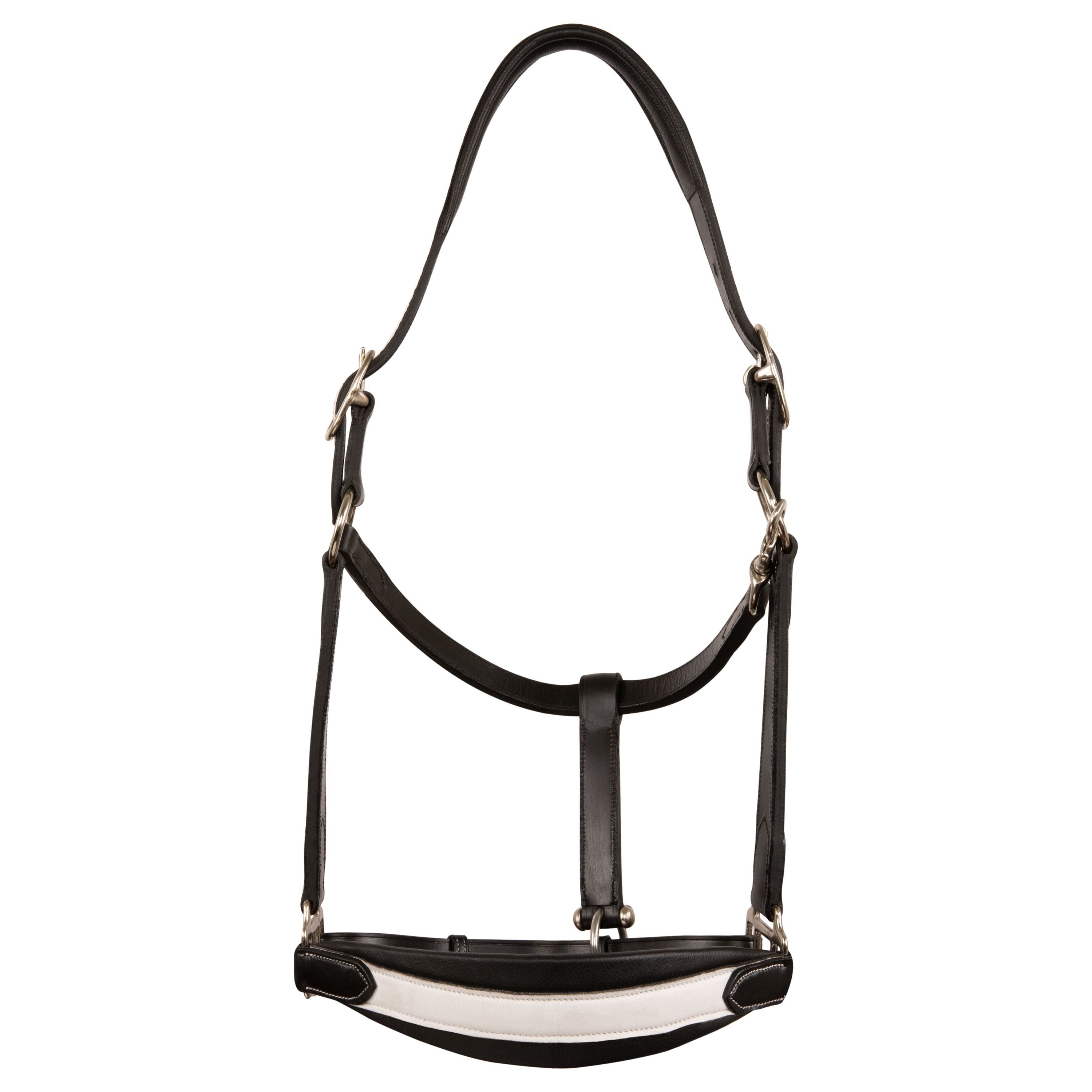ExionPro Duo-Tone Leather Halter - White