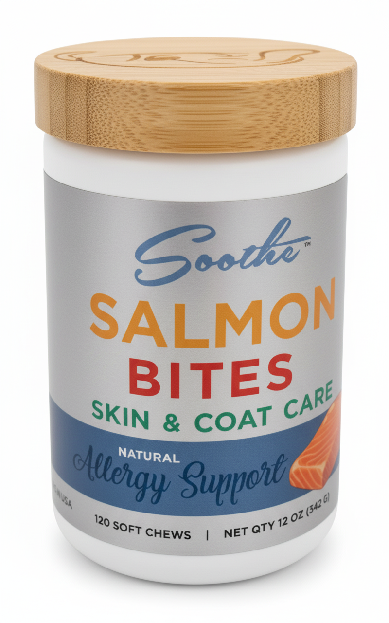 Soothe Salmon Bites Skin and Coat Care - HT Animal Supply