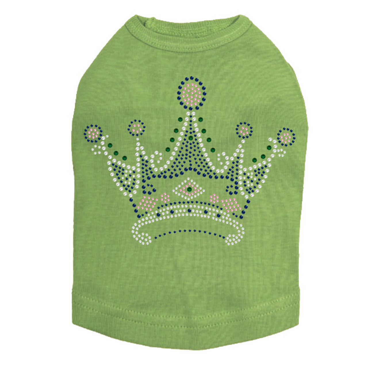 Crown 16 (Clear, Blue, Green, & Pink) - Dog Tank