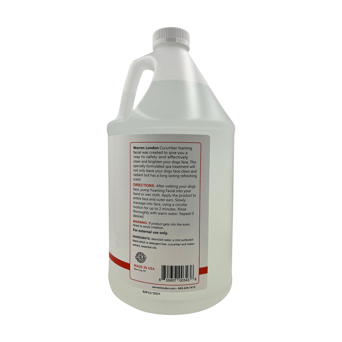 Cucumber Melon Foaming Facial - Professional Size - Refill - HT Animal Supply