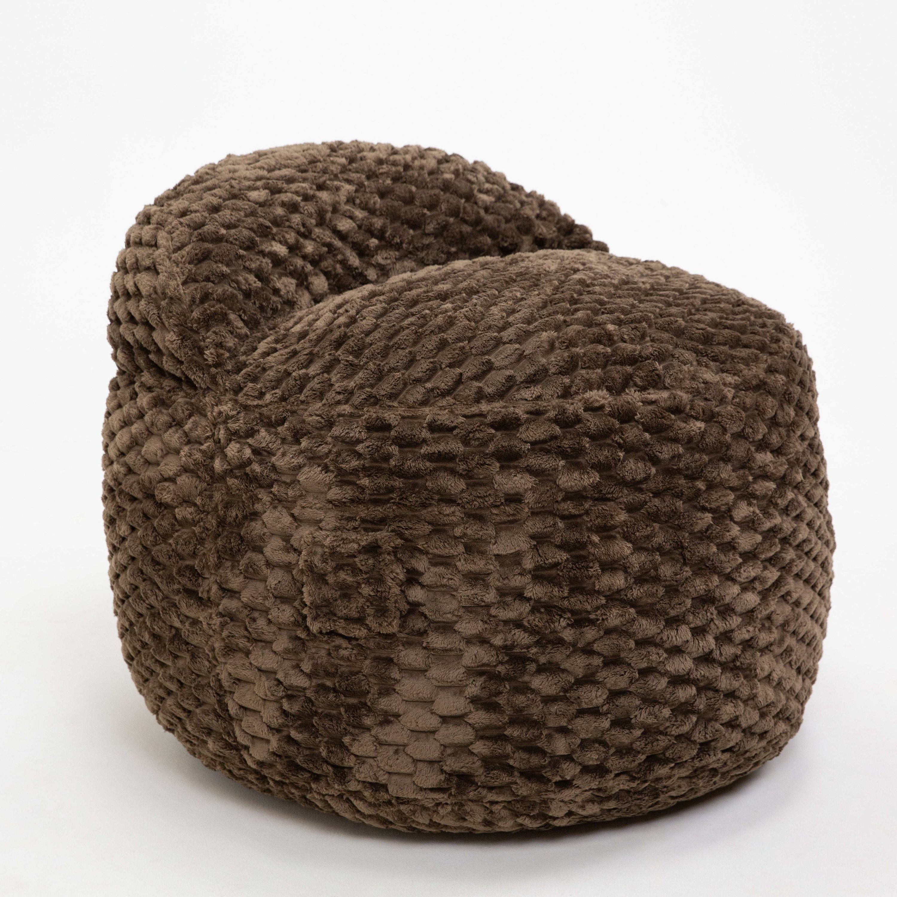 CordaRoy's Queen Cloud Fabric Nest Convertible Bean Bag Chair