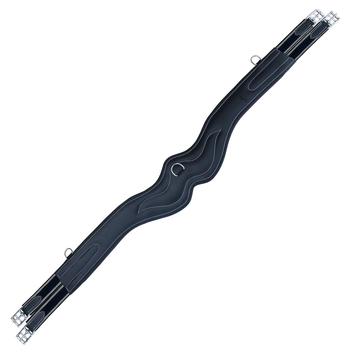 ExionPro AdaptLine Wave Over Lay Girth - Navy Blue Elastic with White Lines | HT Animal Supply