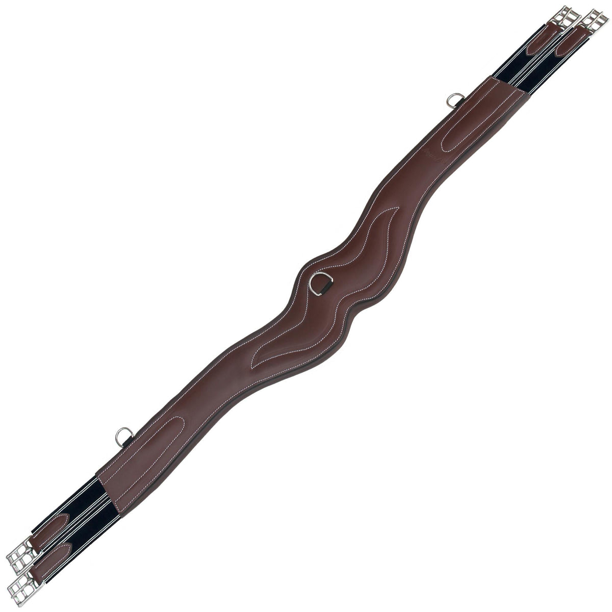 ExionPro AdaptLine Wave Over Lay Girth - Navy Blue Elastic with White Lines - HT Animal Supply