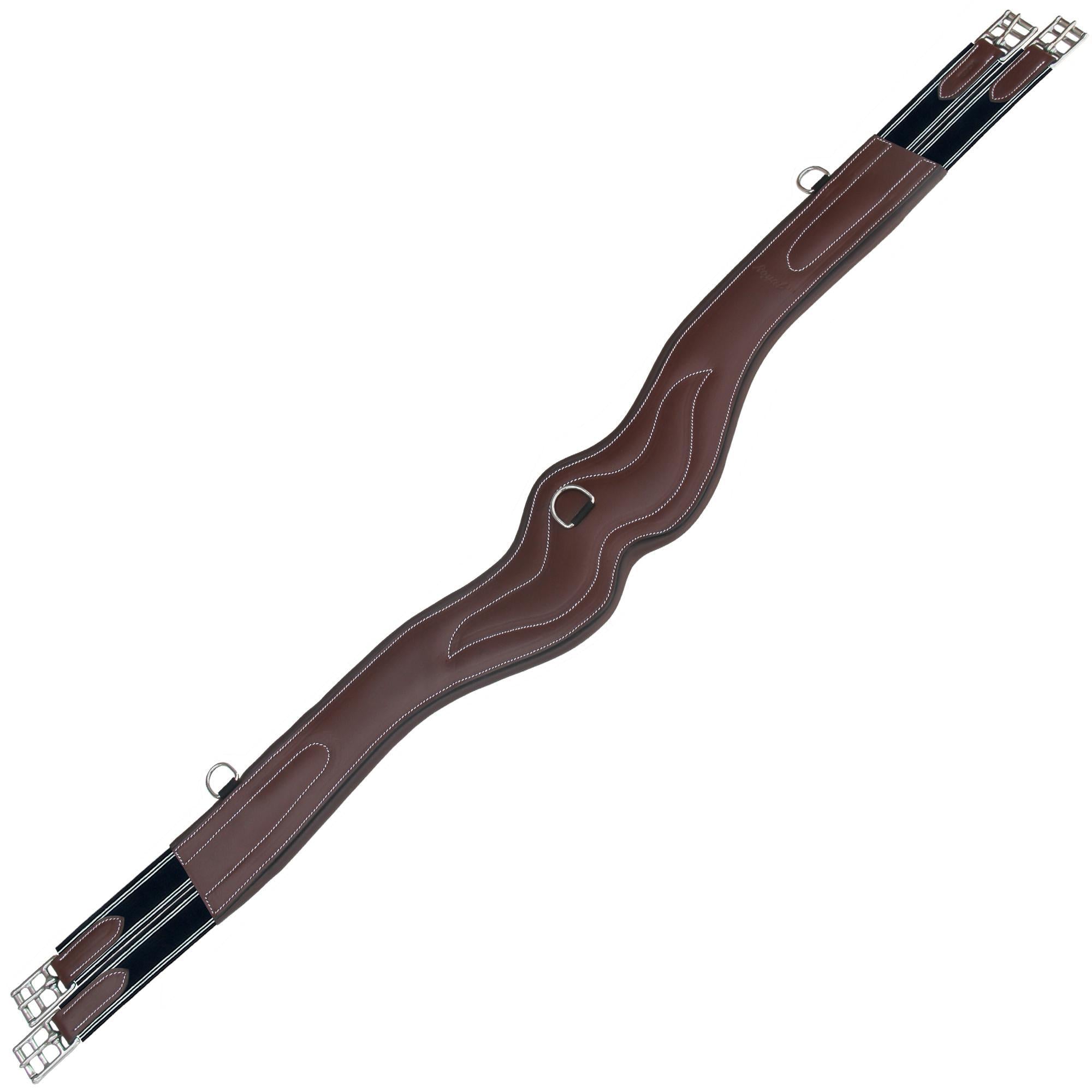 ExionPro AdaptLine Wave Over Lay Girth - Navy Blue Elastic with White Lines - HT Animal Supply