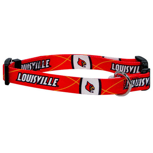 NCAA Louisville Cardinals Dog Collar by Hunter