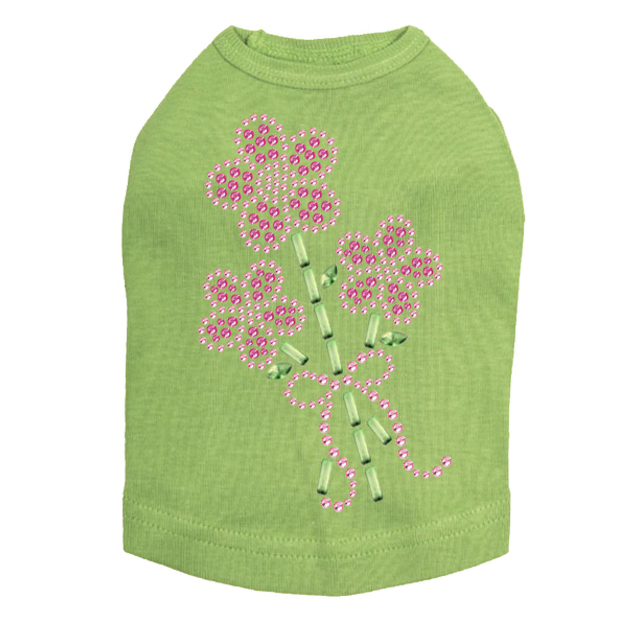 Pink Flower Bouquet - Dog Tank