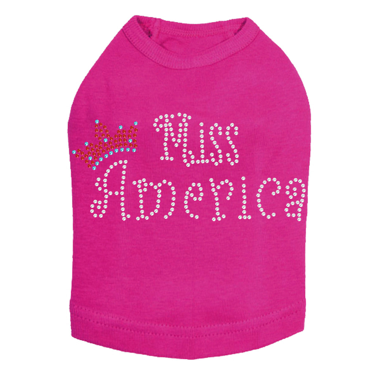 Miss America with Crown - Dog Tank