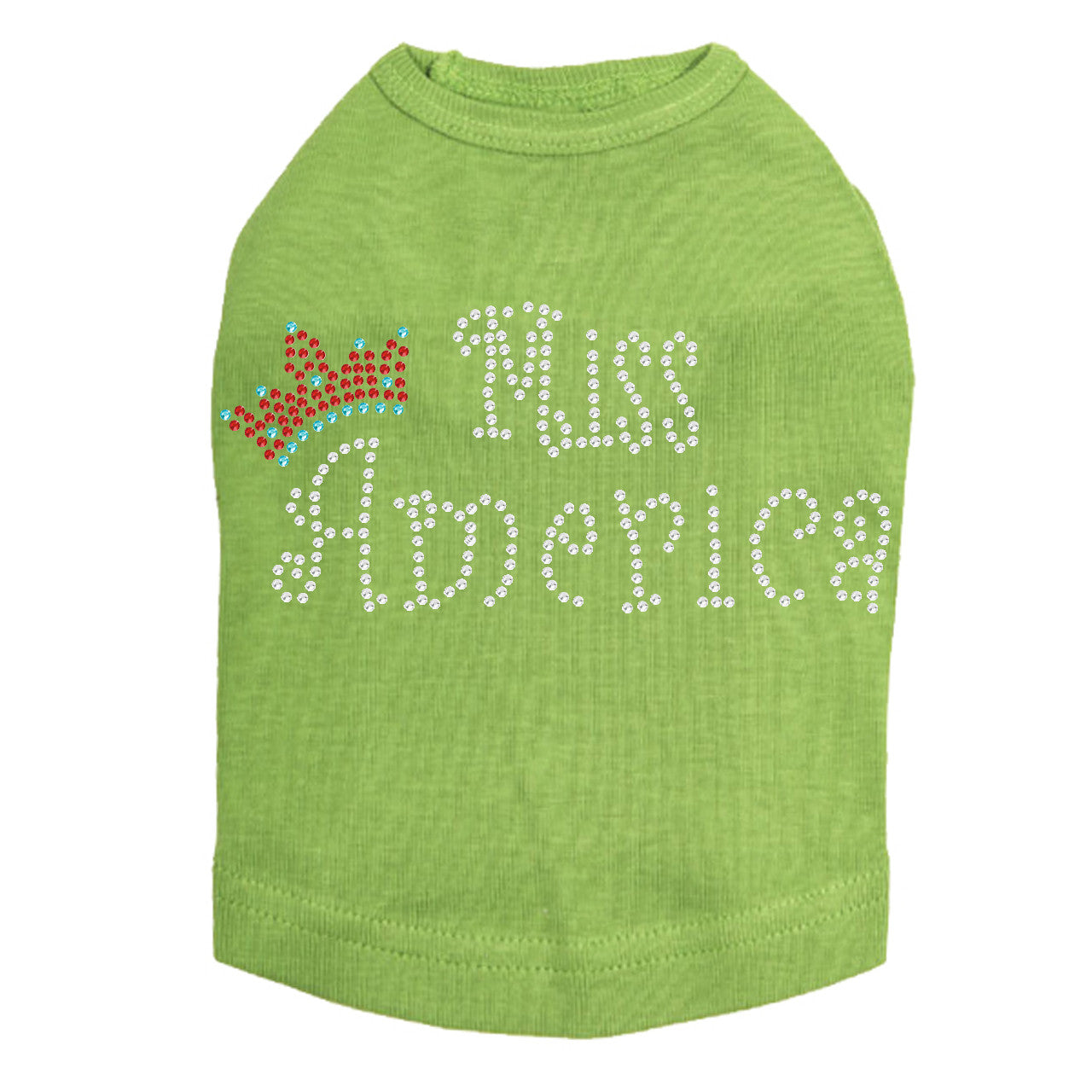 Miss America with Crown - Dog Tank