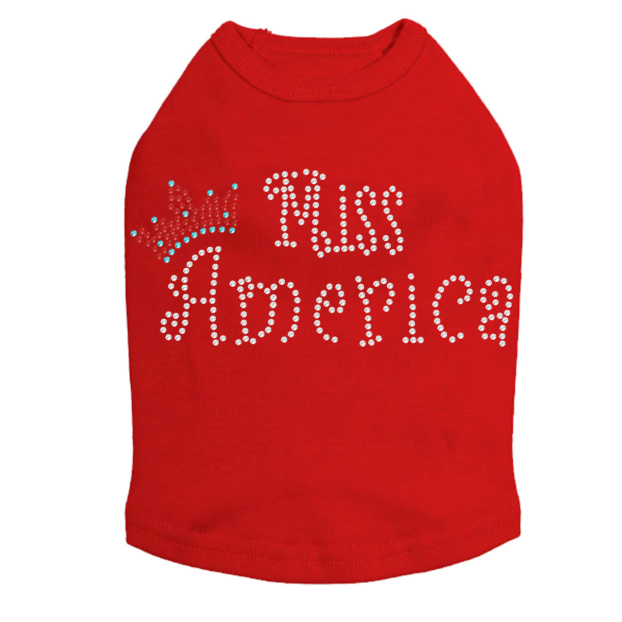 Miss America with Crown - Dog Tank