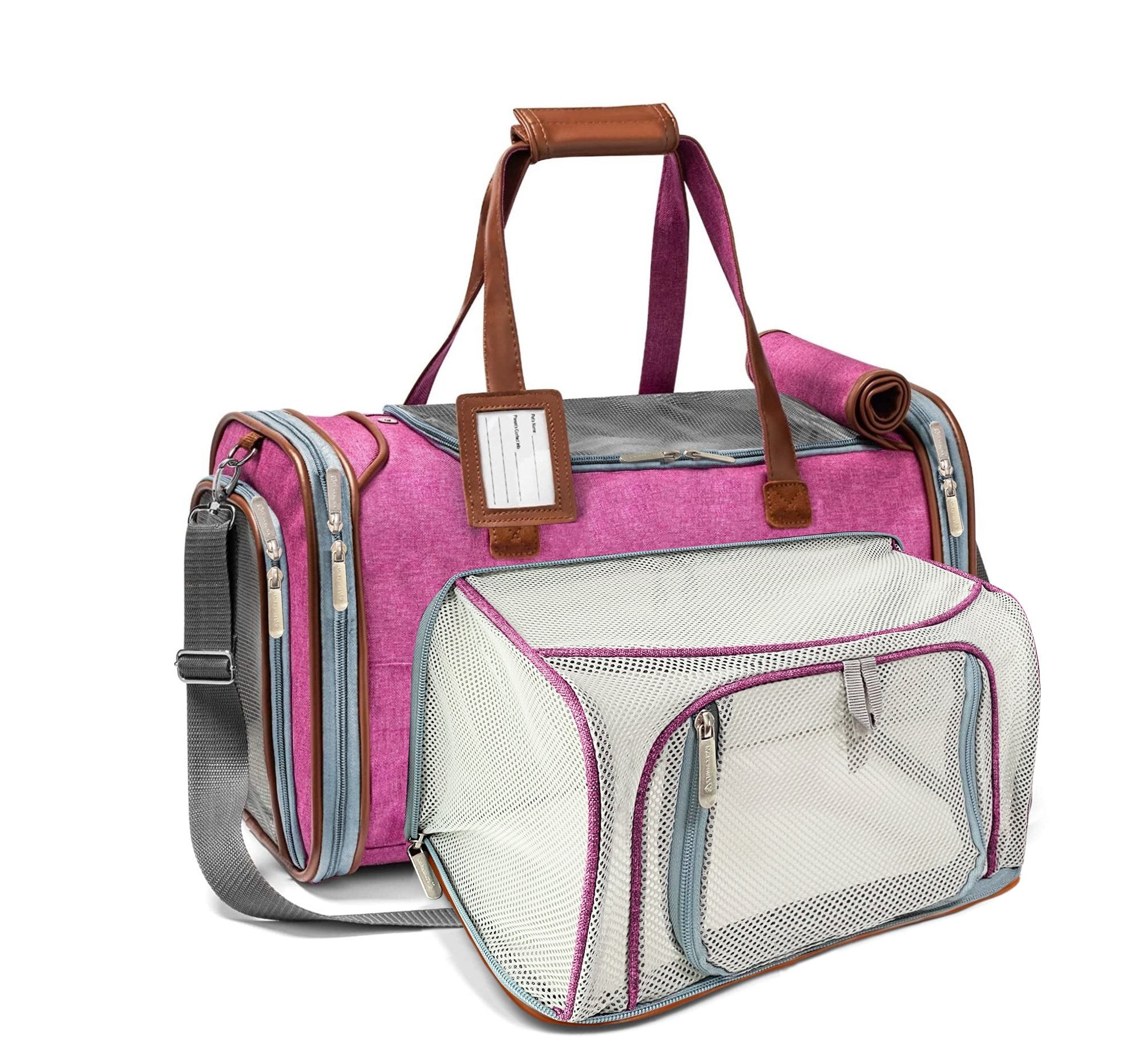 Mr. Peanuts Gold Series Mini Size Airline Compliant Expandable Pet Carrier 