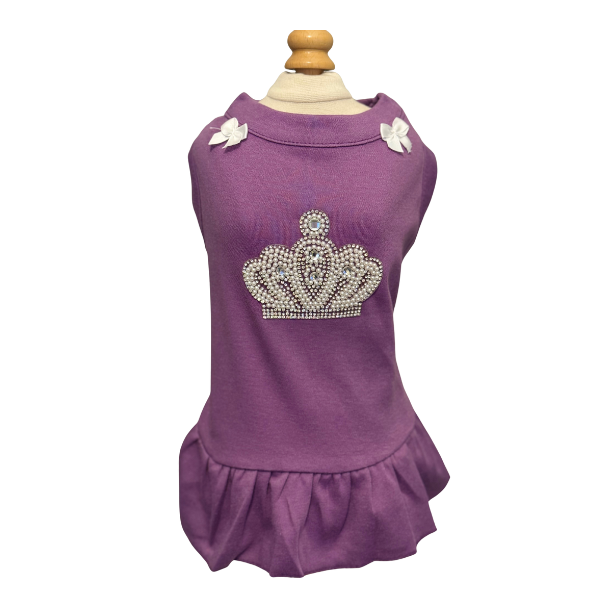 Royal Diamond Crown Dog Dress