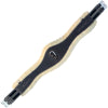 ExionPro Fancy Stitched Snap Over Lay Girth - Navy Blue Elastic with White Lines