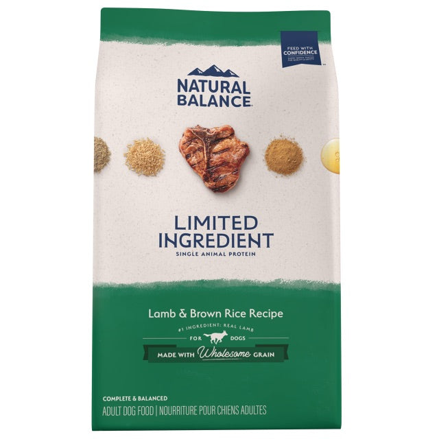 Natural Balance Limited Ingredient Small Breed Lamb & Brown Rice Dry Dog Food (4lb)