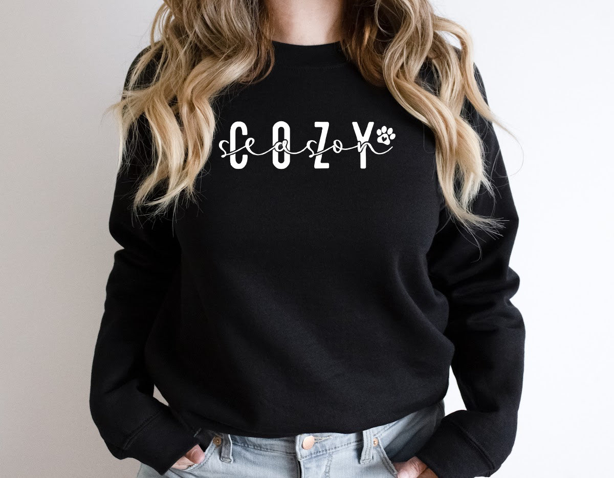 COZY SEASON Sweatshirt Unisex Crew Neck Crewneck Sweatshirt