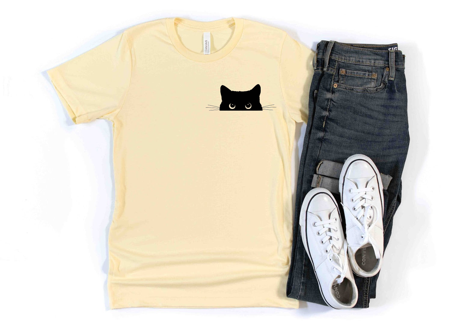 CAT Shirt People Shirts Printed Tshirt Human Dog Gear Unisex