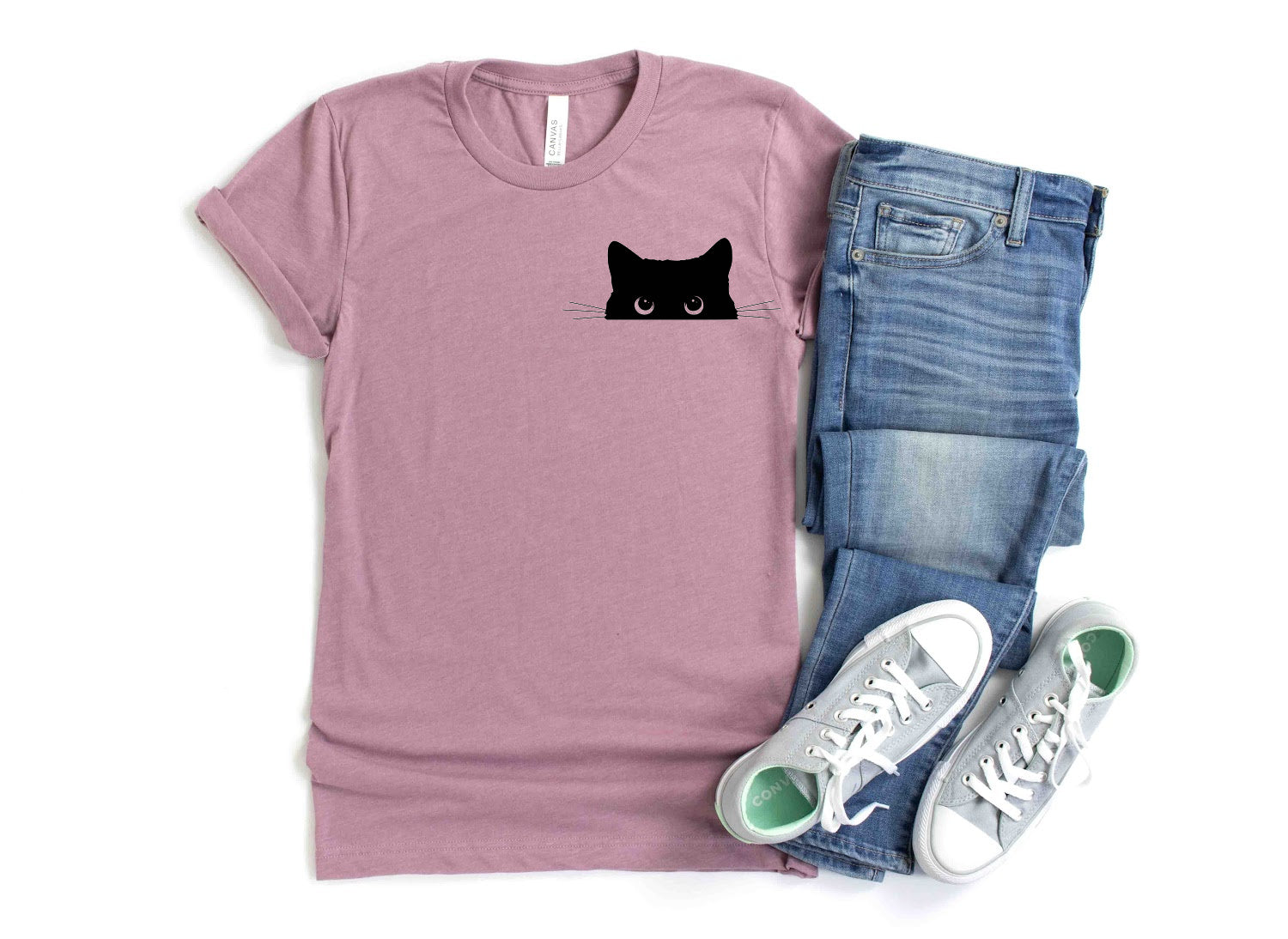CAT Shirt People Shirts Printed Tshirt Human Dog Gear Unisex