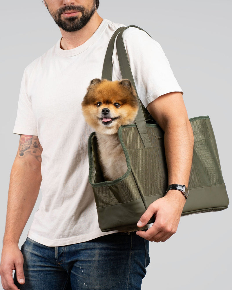 Olive Green Pet Tote Bag - HT Animal Supply