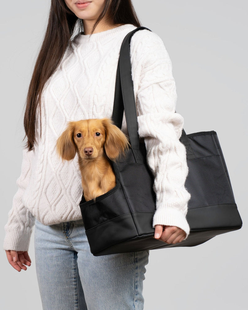 All-Black Pet Tote bag - HT Animal Supply