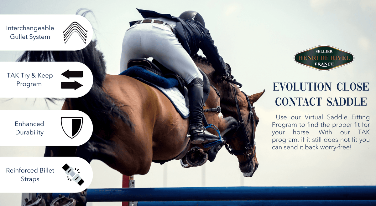 Henri de Rivel Evolution Close Contact IGP Saddle