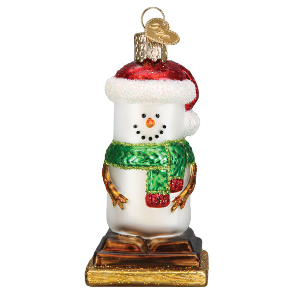 Smores Snowman Ornament