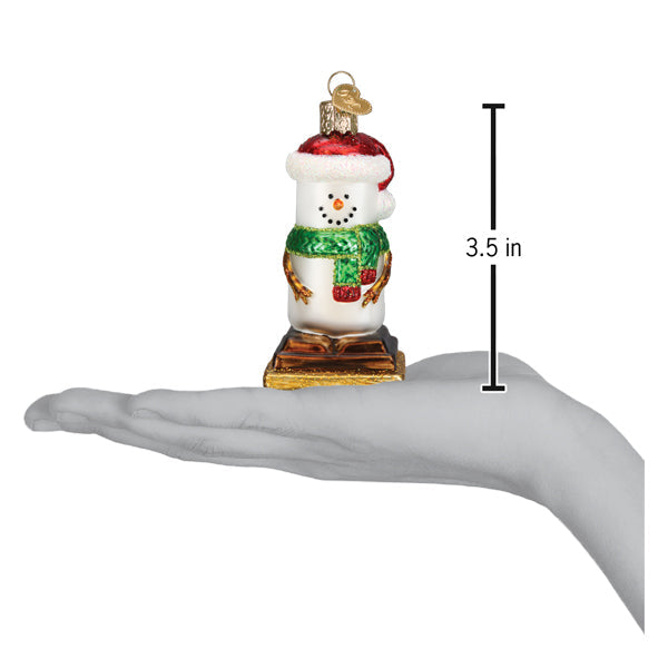 Smores Snowman Ornament