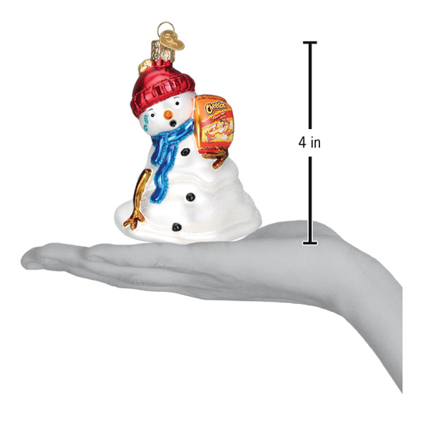 Flamin Hot Cheetos Snowman Ornament