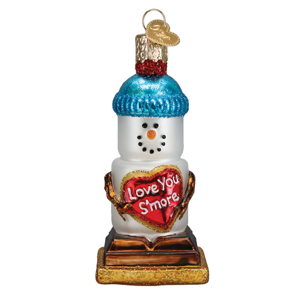 Love You Smore Snowman Ornament