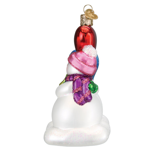 Snow Couples First Christmas Ornament