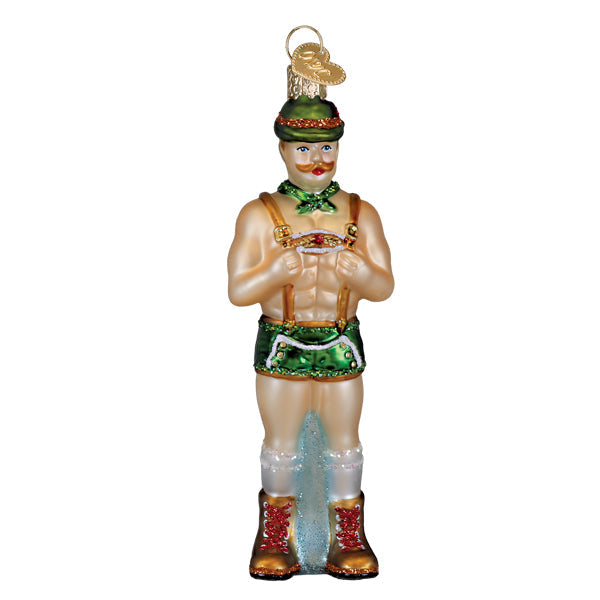 Old World Christmas: Dasher, Holly Jolly Hunk Christmas Ornament