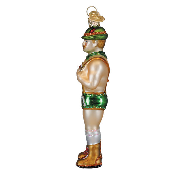 Old World Christmas: Dasher, Holly Jolly Hunk Christmas Ornament