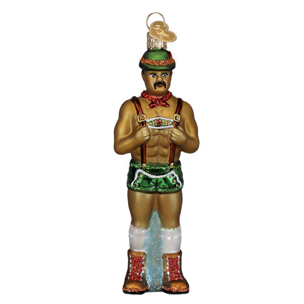 Old World Christmas: Prancer, Holly Jolly Hunk Christmas Ornament