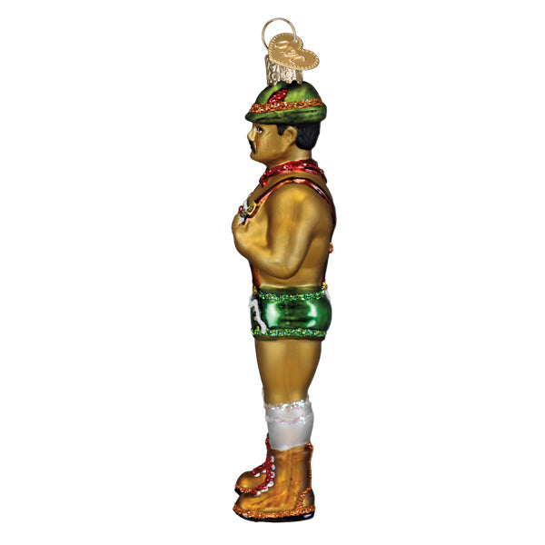 Old World Christmas: Prancer, Holly Jolly Hunk Christmas Ornament