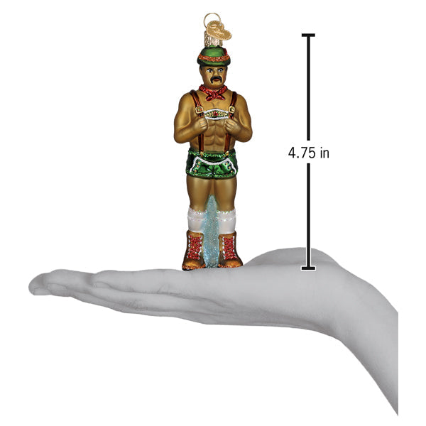 Old World Christmas: Prancer, Holly Jolly Hunk Christmas Ornament