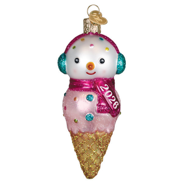 Old World Christmas: 2026 Snowman Christmas Ornament