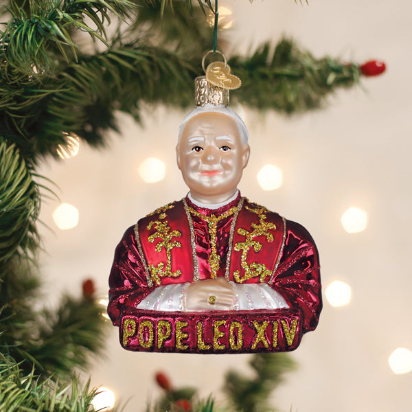 Old World Christmas: Pope Leo Xiv Christmas Ornament
