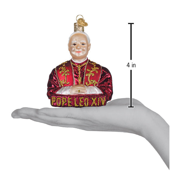 Old World Christmas: Pope Leo Xiv Christmas Ornament