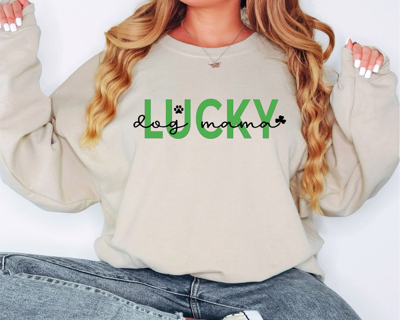 St. Patrick's Day Sweatshirt Unisex Crew Neck Crewneck Sweatshirt Holiday Shirt People Shirt