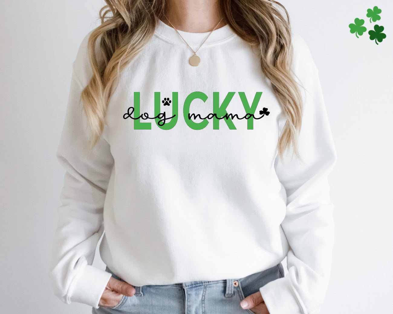 St. Patrick's Day Sweatshirt Unisex Crew Neck Crewneck Sweatshirt Holiday Shirt People Shirt