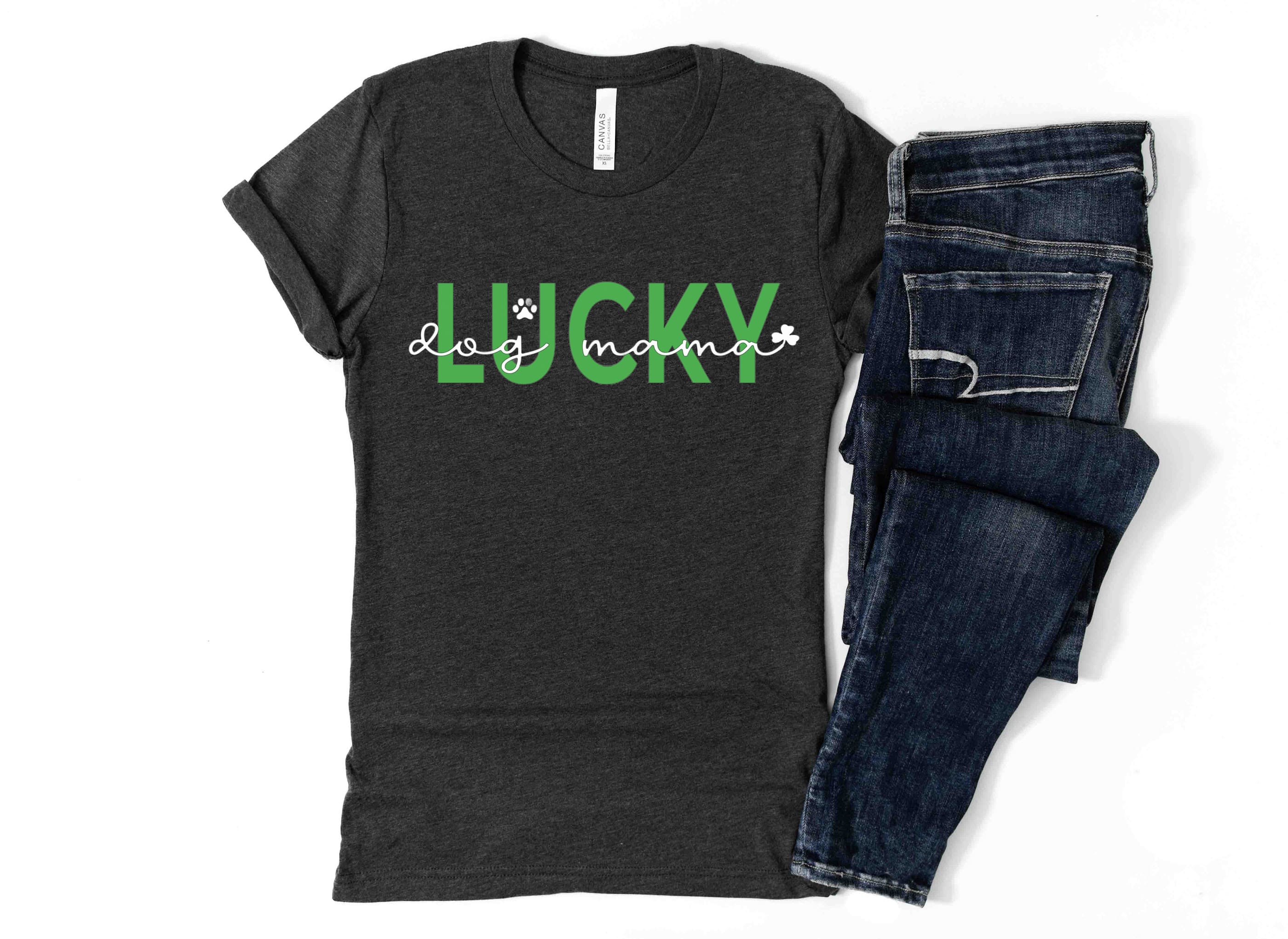 St Patricks Day Shirt People Shirts Printed Tshirt Human Dog Gear St Paddys Day